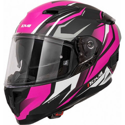 Nova Roadrider FF938 Stamina Matt Black Pink Κράνος Μηχανής Full Face
