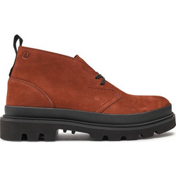 Clarks Badell Ανδρικά Μποτάκια Suede Μπορντό 26179687