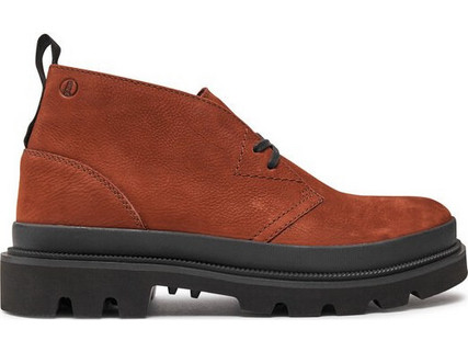 Clarks Badell Ανδρικά Μποτάκια Suede Μπορντό 26179687