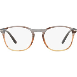 Persol PO3007V 1137 Ανδρικός Σκελετός Γυαλιών Οράσεως Κοκάλινος Γκρι