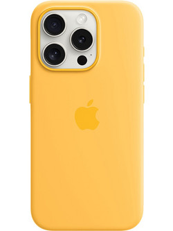 Apple Silicone MagSafe Back Cover Sunshine (iPhone 15 Pro)
