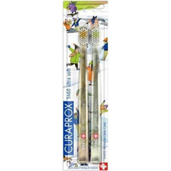 Curaprox Winter Edition 2024 Ultra Soft Οδοντόβουρτσες 2τμχ Γκρι