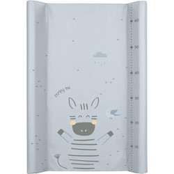 KikkaBoo Stripy Friends Σκληρή Αλλαξιέρα Μωρού Πλαστική 70x50cm Γκρι