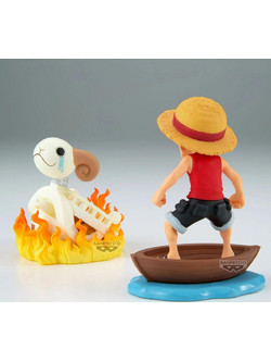 Banpresto One Piece WCF Log Stories Luffy & Going Merry 8cm