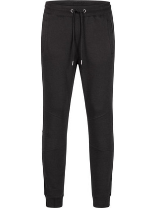 Explorer Ανδρικό Παντελόνι Φόρμας Fleece με Λάστιχο Μαύρο 2411108007
