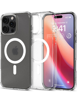 Spigen Ultra Hybrid MagFit Back Cover Frost Clear (iPhone 16 Pro Max)