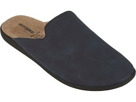 Mitsuko Χειμερινές Ανδρικές Παντόφλες Navy Μπλε WS03525M