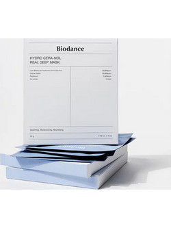 Biodance Hydro Cera-Nol Real Deep Sheet Μάσκα Προσώπου για Ενυδάτωση με Υαλουρονικό 4x34gr