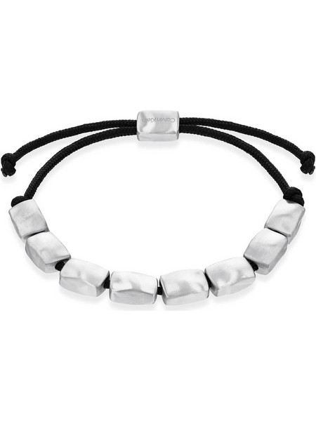 Calvin Klein Ανδρικό Βραχιόλι Μακραμέ από Ατσάλι & Κορδόνι 35100035