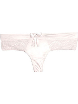 Cottonhill Γυναικείο Sexy String με Δαντέλα Εκρού CH4233