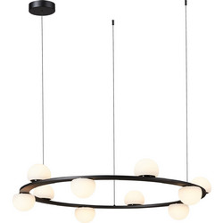 ARlight PDC 565-10 Κρεμαστό Φωτιστικό Οροφής Μονόφωτο LED με Θερμό Λευκό Φως Λευκό 0104590