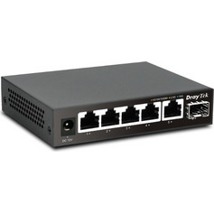 DrayTek VigorSwitch Q60x Unmanaged L2 Switch με 5 Θύρες Ethernet 1000Mbps και 1 SFP θύρα