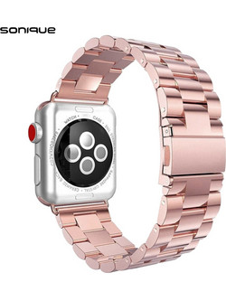 Sonique Bracelet Classic Λουράκι Μεταλλικό Rose / Gold (Apple Watch 42 / 44 / 45 / 49mm)