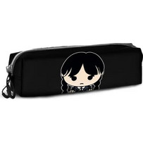 Karactermania Wednesday Cute Fan Κασετίνα Βαρελάκι Μαύρη 07240