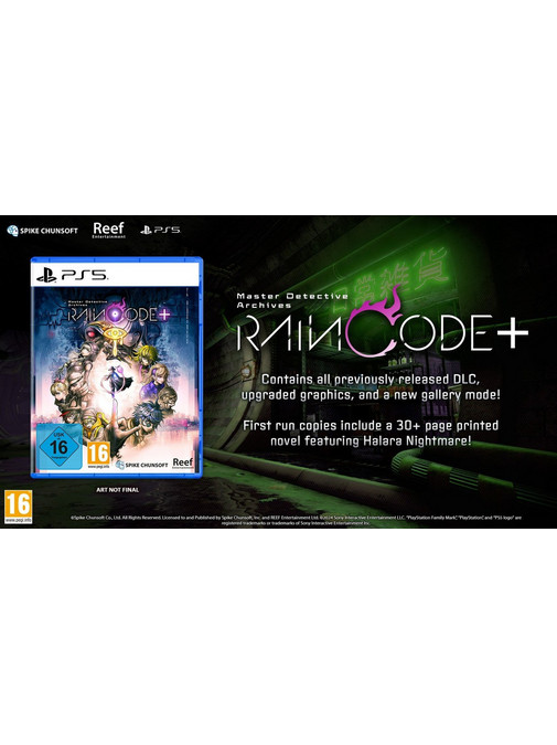 Master Detective Archives Rain Code Plus Lucid Noir Limited Edition PS5