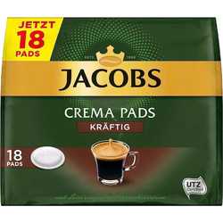 Jacobs Κάψουλες Espresso Crema Krafting Συμβατές με Μηχανή E.S.E Pod 18τμχ