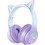 Onikuma B90 Ασύρματα Bluetooth Παιδικά Ακουστικά Over Ear Μωβ