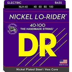 DR Strings Lo-Rider Σετ 4 Χορδές Ηλεκτρικού Μπάσου Nickel Plated Steel 40-100" Light Tension