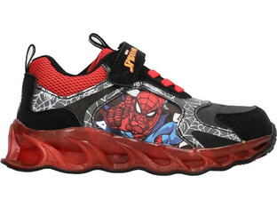 Marvel Spider-Man Παιδικά Sneakers με Φωτάκια Κόκκινα Μαύρα R1310494S-0003