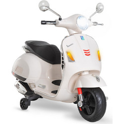 HOMCOM Ηλεκτροκίνητη Παιδική Vespa 6V Λευκή 370-056WT