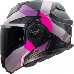 LS2 FF901 Advant X Ultra Matt Grey Purple Κράνος Μηχανής Flip-Up 1600gr
