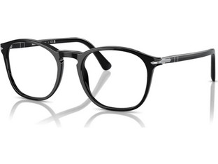 Persol PO3007V 95 Ανδρικός Σκελετός Γυαλιών Οράσεως Κοκάλινος Μαύρος