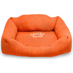 Madpet Deluxe Καναπές Κρεβάτι Σκύλου Πορτοκαλί 55x43cm