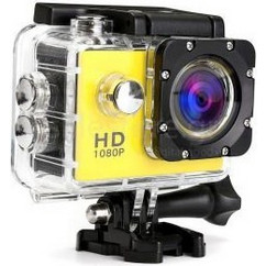 ACX-200 Action Camera Full HD με Οθόνη 2" Κίτρινη