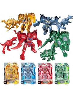 ToyMarkt Robot Δεινόσαυρος 2 σε 1 Φιγούρα Δράσης για 3+ Ετών 913565