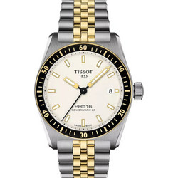 Tissot PR516 Powermatic 80 Ανδρικό Ρολόι Αυτόματο με Ασημί Χρυσό Μεταλλικό Μπρασελέ T149.407.22.011.00
