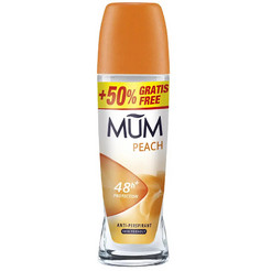 Mum Peach Αποσμητικό Roll On 48h 75ml