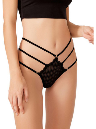 Cottonhill Γυναικείο Sexy Brazil Μαύρο 25603030