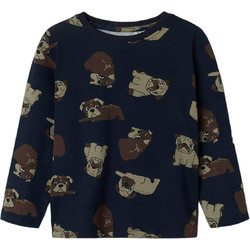 Name It Παιδικό Φούτερ Navy Μπλε Καφέ 13236351