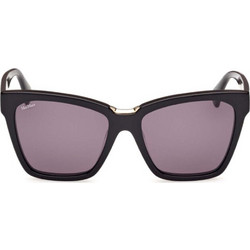 Max Mara MM0089/S 01A Γυναικεία Γυαλιά Ηλίου Πεταλούδα Κοκάλινα Μαύρα με Μαύρο Φακό