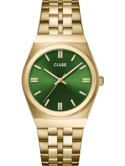 Cluse Retro 70's Γυναικείο Ρολόι με Ασημί Μεταλλικό Μπρασελέ CW35105