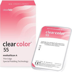 Clearlab Color Μηνιαίοι Φακοί Επαφής Σιλικόνης Υδρογέλης 2τμχ