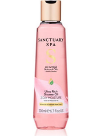 Sanctuary Spa Lily & Rose Λάδι Καθαρισμού 200ml