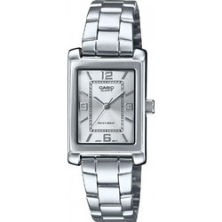 Casio Γυναικείο Ρολόι με Ασημί Μεταλλικό Μπρασελέ LTP-1234DD-7A