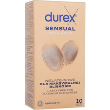 Durex Sensual No Latex Προφυλακτικά Χωρίς Λάτεξ 10τμχ