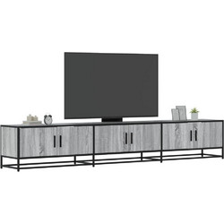vidaXL Έπιπλο Τηλεόρασης Ξύλινο Γκρι Μ240xΠ35xΥ41cm 240X35X41 3300798