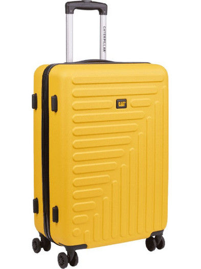 CAT Rockford 84683-42/50 Βαλίτσα Καμπίνας 55x36.8x23cm με 4 Ρόδες Κίτρινη