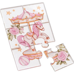 Parisis Μπομπονιέρα Βάπτισης Puzzle Καρουζέλ από Plexiglass 03152001