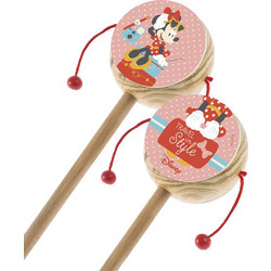 Parisis Μπομπονιέρα Βάπτισης Τυμπανάκι Minnie Mouse Travel από Ξύλο