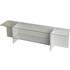 Hanah Home Έπιπλο Τηλεόρασης Μοριοσανίδα Άσπρο Μ158xΠ35xΥ40cm Escape 552NOS1601