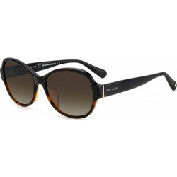 Kate Spade ADDILYNNFS-W4A Γυναικεία Γυαλιά Ηλίου Μάσκα Κοκάλινα Μαύρα με Μαύρο Φακό