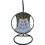 Pakoworld Makito Κρεμαστή Κούνια Φωλιά Wicker Μπεζ 368-000003