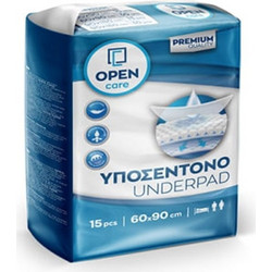 Open Care Premium Υποσέντονα Ακράτειας 60x90cm 15τμχ