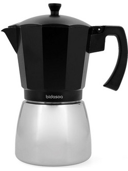 Bidasoa Tribeca 1 Μπρίκι Espresso 12Cups Μαύρο