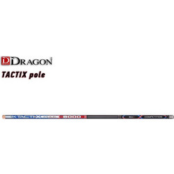 Tactix Καλάμι Ψαρέματος για Απίκο Carbon Τηλεσκοπικό 8m