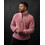 New Wave Ανδρικό Φούτερ Fleece με Τσέπες Ροζ 232-39